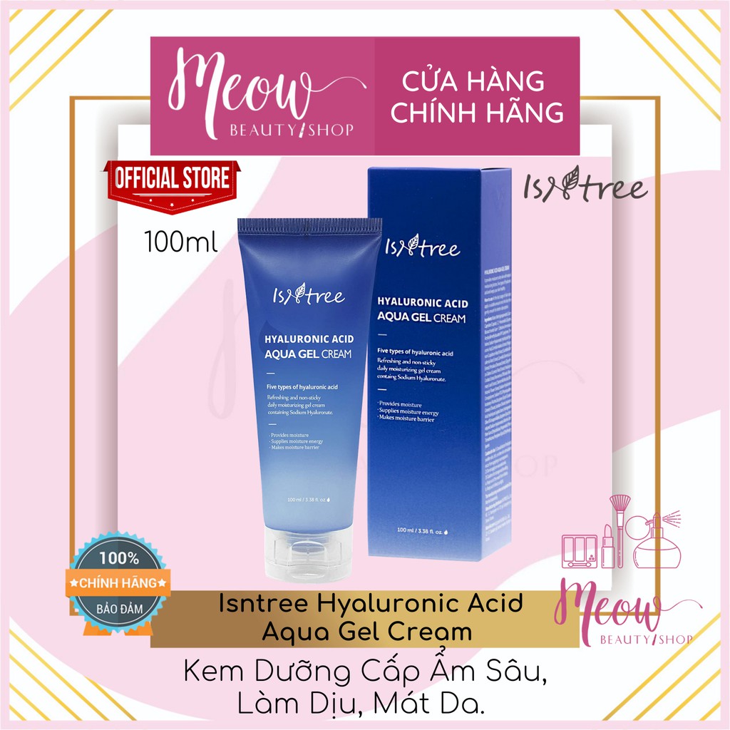 [HCM]Isntree - Kem Dưỡng Cấp Ẩm Isntree Hyaluronic Acid Aqua Gel Cream 100ml