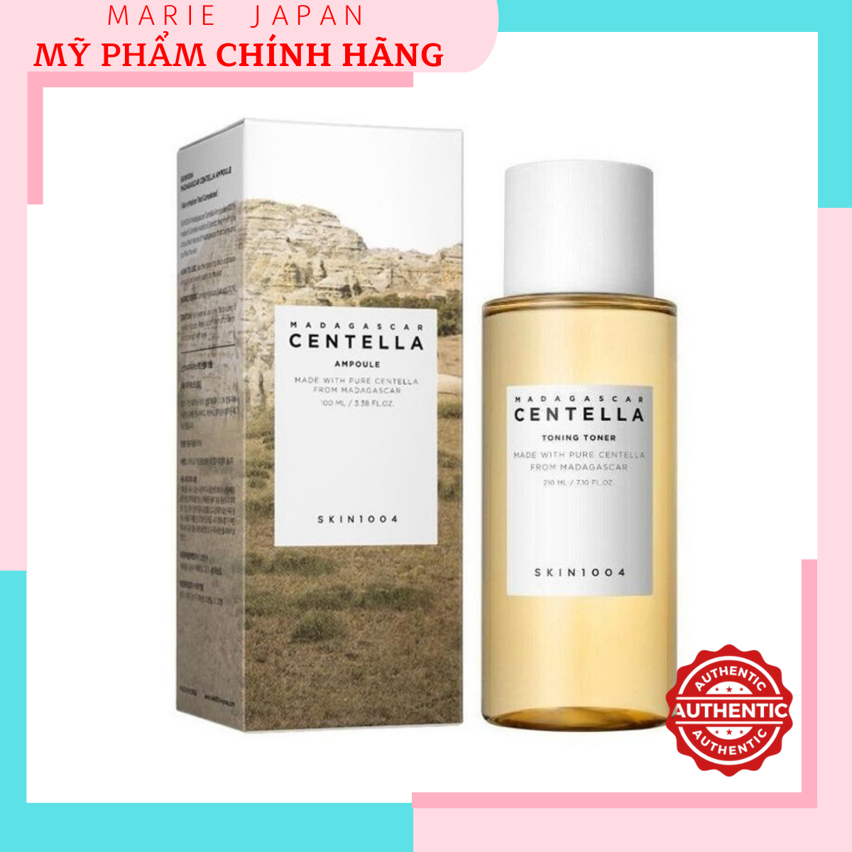 [HCM]Nước Hoa Hồng Phục Hồi Tái Tạo Da Skin1004 Madagascar Centella 210ml