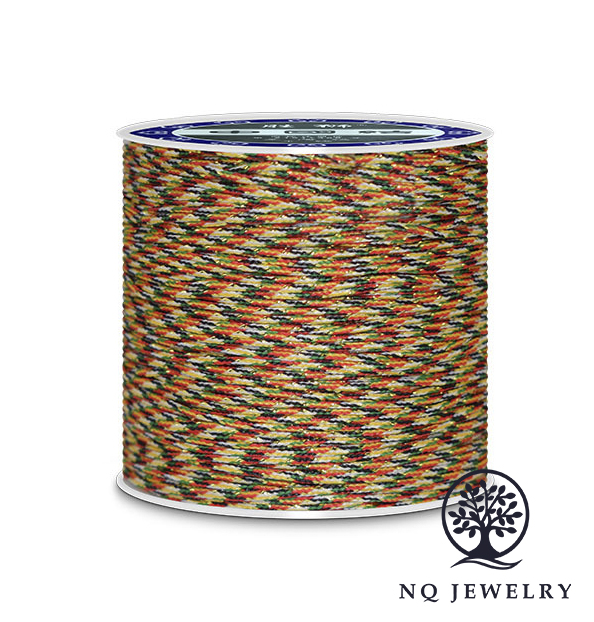 [HCM]Bó dây ngũ sắc đan vòng - Dây chỉ ngũ sắc handmade NQ Jewelry
