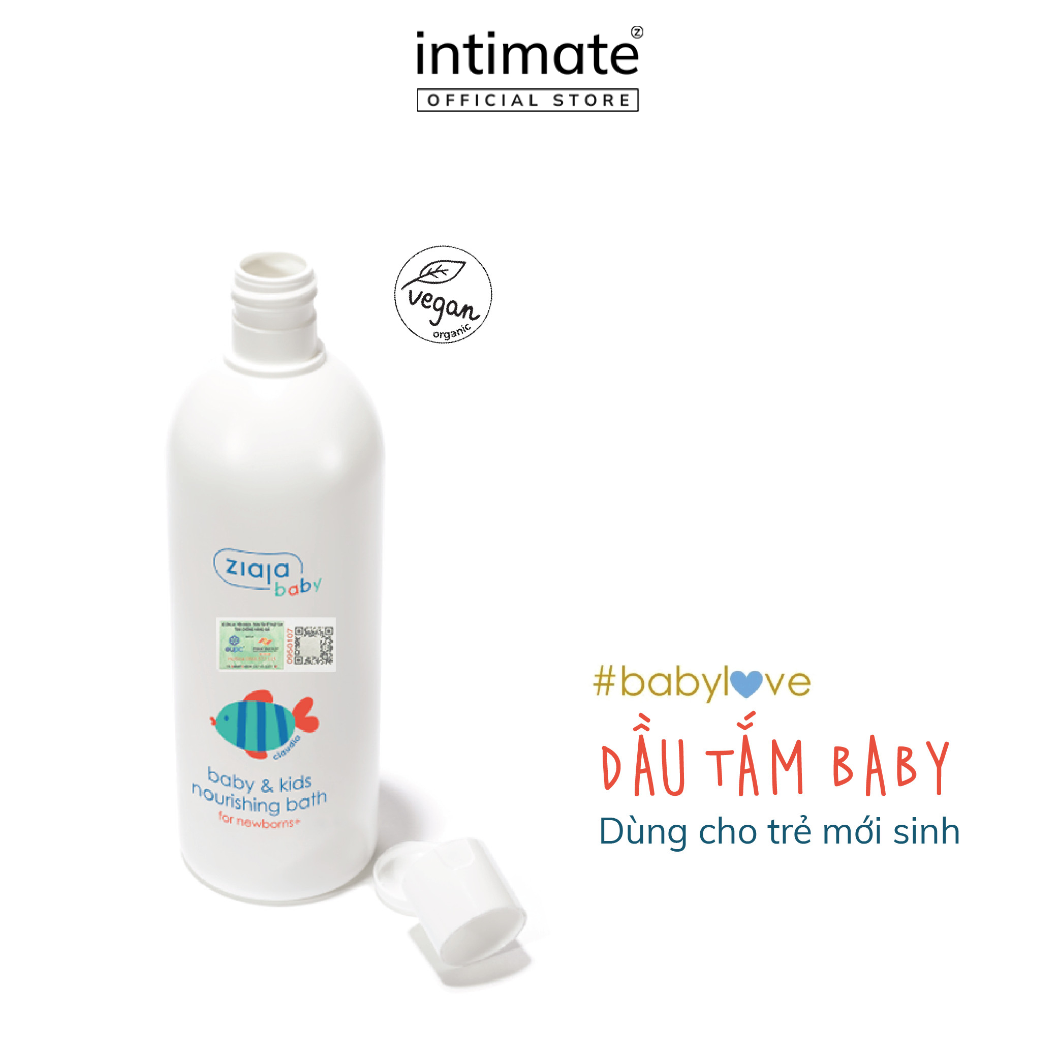 Dầu Tắm Cho Trẻ Baby & Kids Lubricating Bath Ziaja Baby ZIAJA BANIPHAR Làm Sạch Da Nhẹ Nhàng Cho Bé 