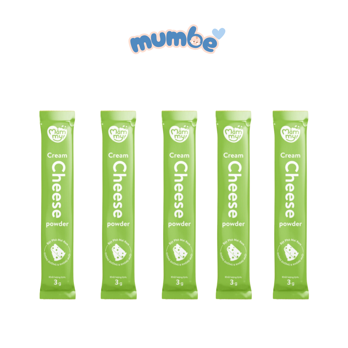 Phô mai tách muối Mămmy dạng bột rắc cơm cháo cho bé ăn dặm