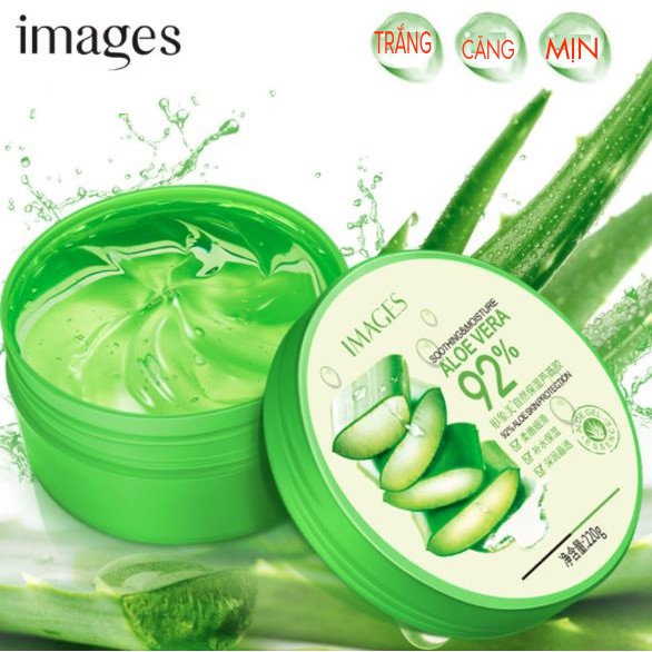 Gel Lô Hội Aloe Vera Gel 300G Dưỡng Ẩm Kiểm Soát Dầu Trẻ Hóa Làn Da Mờ Vết Thâm Da Trắng Căng Mướt