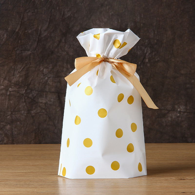 (Set 5) Túi Đựng Quà Có Dây Nơ Buộc Cute Dễ Thương-Túi Bánh Kẹo Sinh NhậtQuà Tặng Học Sinh Tổng Kết