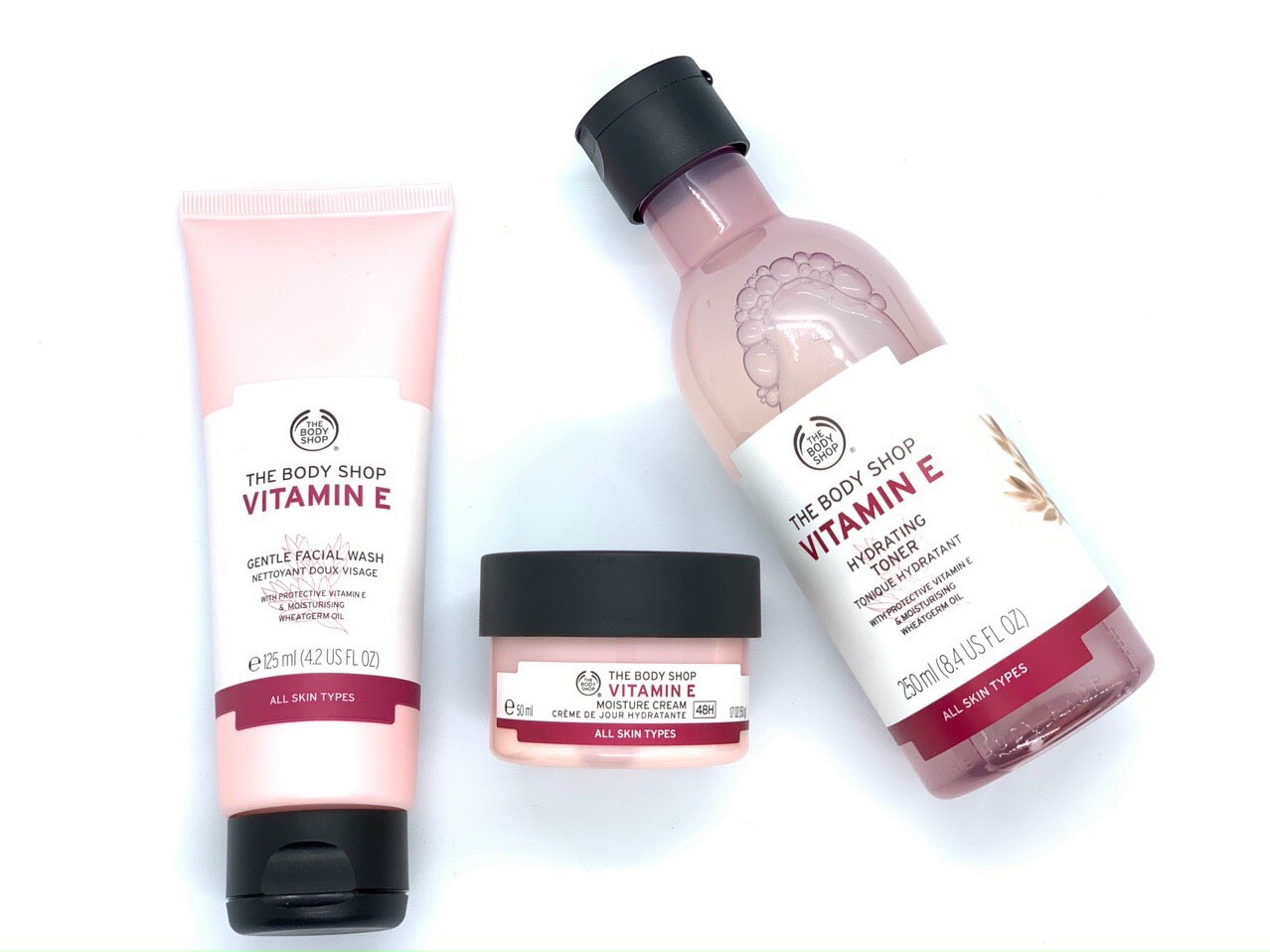 Combo Dưỡng Da Cơ Bản Giành Cho Cô Nàng Da Khô – Hỗn Hợp Thiên Khô – The Body Shop Vitamin E