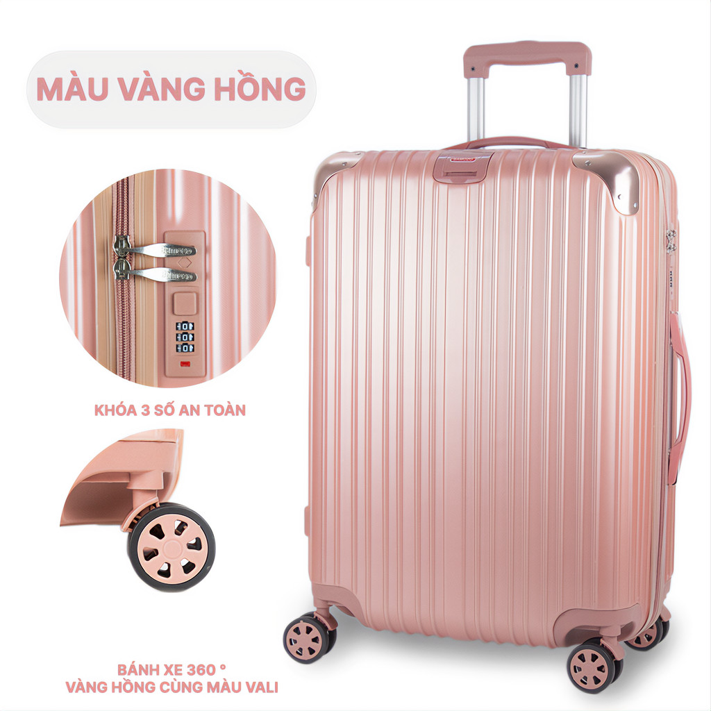 Vali Kéo Cao Cấp Đựng Đồ Đi Học Du Lịch Bamozo 8809 Size 20 24 28 Bảo Hành 5 Năm