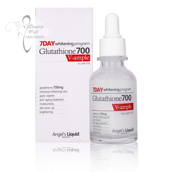 [HCM]Huyết Thanh Trắng Da 7 Day Whitening Program Glutathione 700 V-Ample