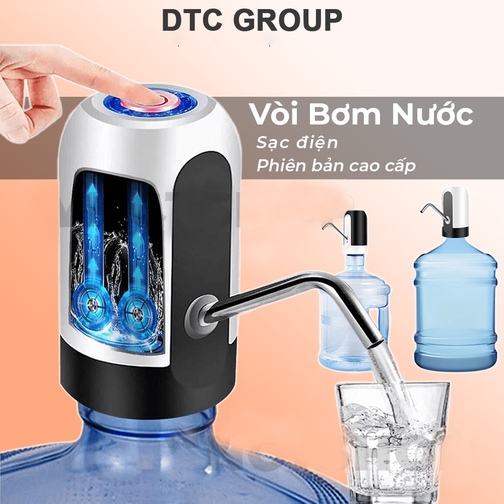 Vòi bơm nước tự động máy hút nước uống rót rượu mini bơm từ bình nước lọc đóng chai Vòi bơm hút bình