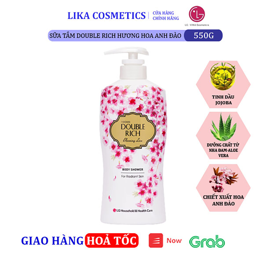 [Hcm]Sữa Tắm Double Rich Hoa Anh Đào 550G