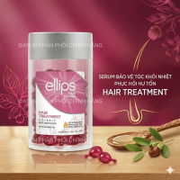 Tinh Dầu Serum Dưỡng Tóc Ellips Hair Vitamin Dưỡng Mềm Mượt Phục Hồi Hư Tổn Giữ Màu Tóc Nhuộm