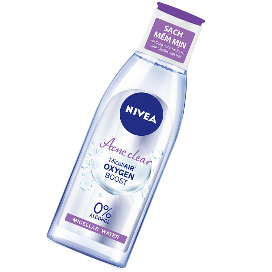 [HCM]Nước tẩy trang Nivea Acne Care Make up clear Micellar water 125ml