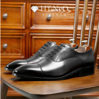 Giày Tây Nam Oxfords Captoe HT.NEO Da Bò Ý Nhập Khẩu Cao Cấp Kết Hợp Đế Phíp Bền Bỉ Kiểu Dáng Classic Sang Trọng