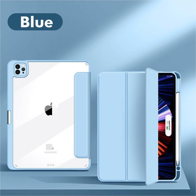bao da ipad Gen 9 GOOJODOQ ốp lưng Cho iPad Mini6 10.2 11 Inch 2021 Ipad Air4 10.9 Vỏ Acrylic Có 