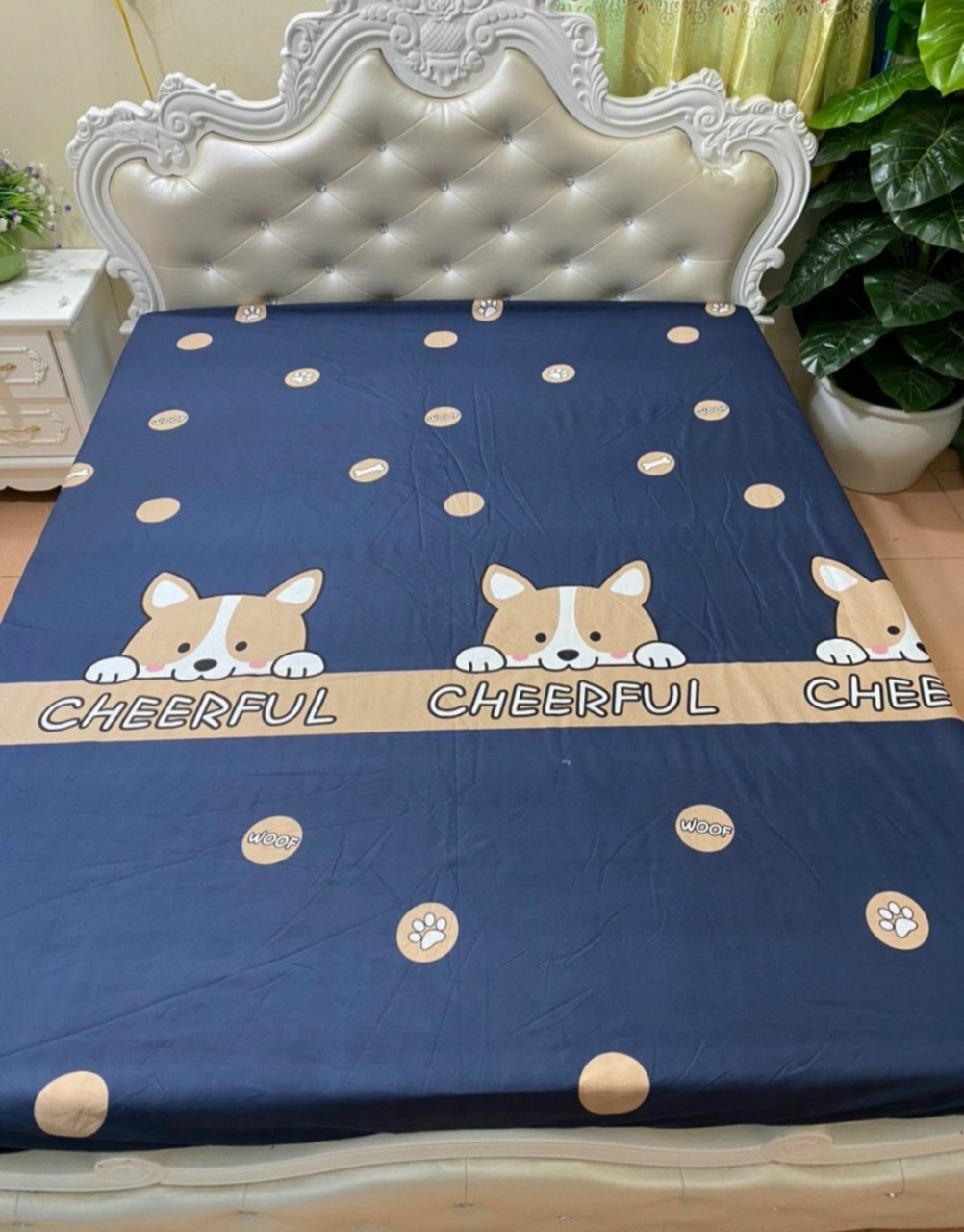🍓 GA CHỐNG THẤM COTTON HOẠT HÌNH NGỘ NGHĨNH MẪU DÂU NHẬT 1M8 X 2M 1m6x2m 1m2x1m9 2mx2m2 🍓 - shop còn