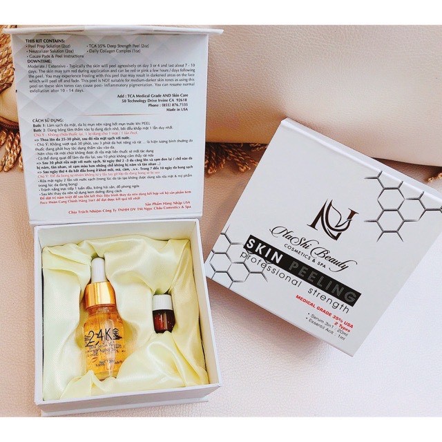 [Hcm]Peel Tca Hỗ Trợ Điều Trị Nám – Peel Da Sinh Học + Tặng Serum 24K Hàn Quốc Sản Phẩm Được Chiết Xuất Từ Thành Phần Lành Tính Đảm Bảo Chất Lượng Và An Toàn Cho Người Sử Dụng