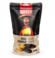 Date 27 Xoài Sấy Dẻo/Xoài Sấy Phủ Socola Đen/Xoài Sấy Dẻo Phủ Matcha/Xoài Sấy Dẻo Phủ Socola Dừa Mr Viet 100G