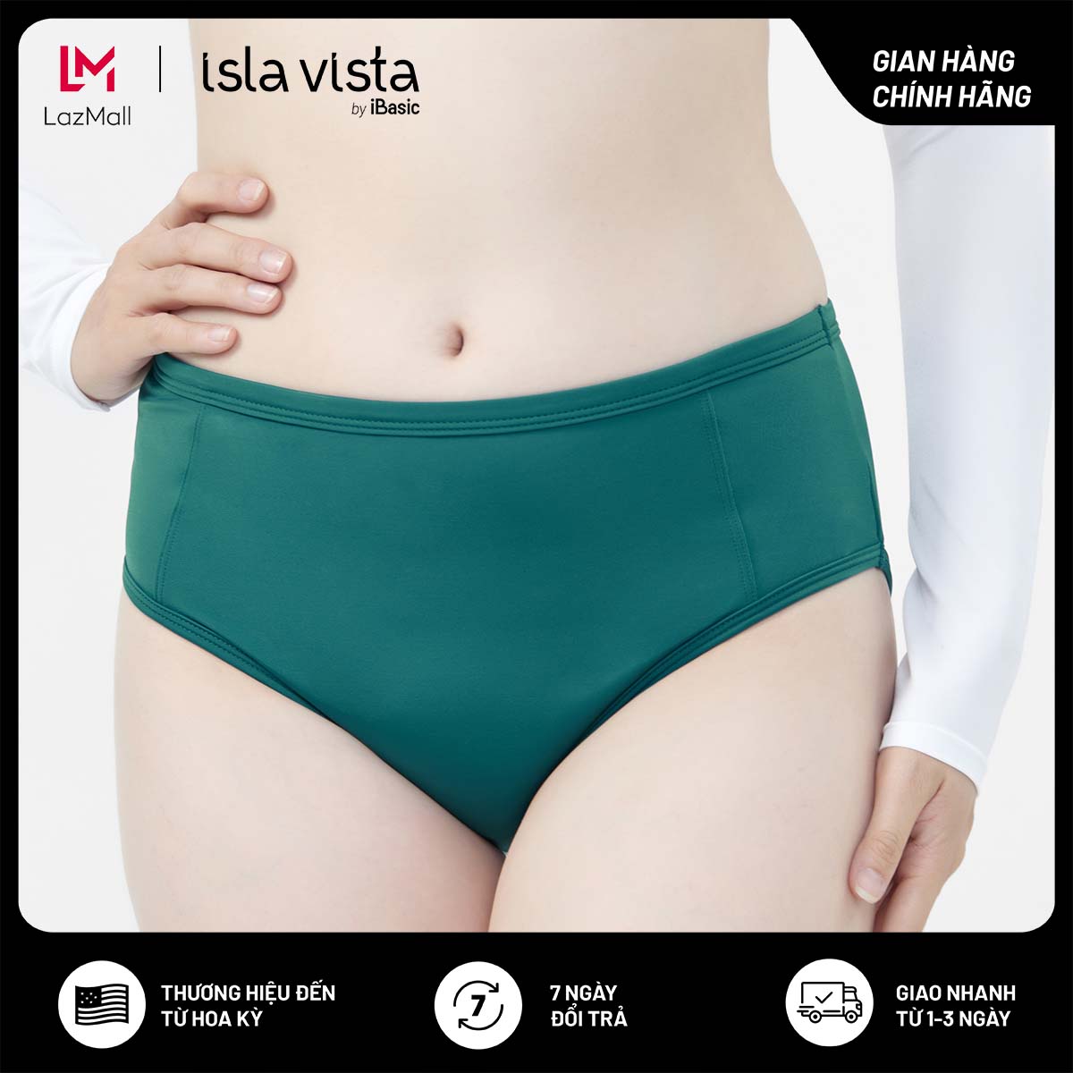 Quần bơi bikini nữ lưng cao Isla Vista IVWB017