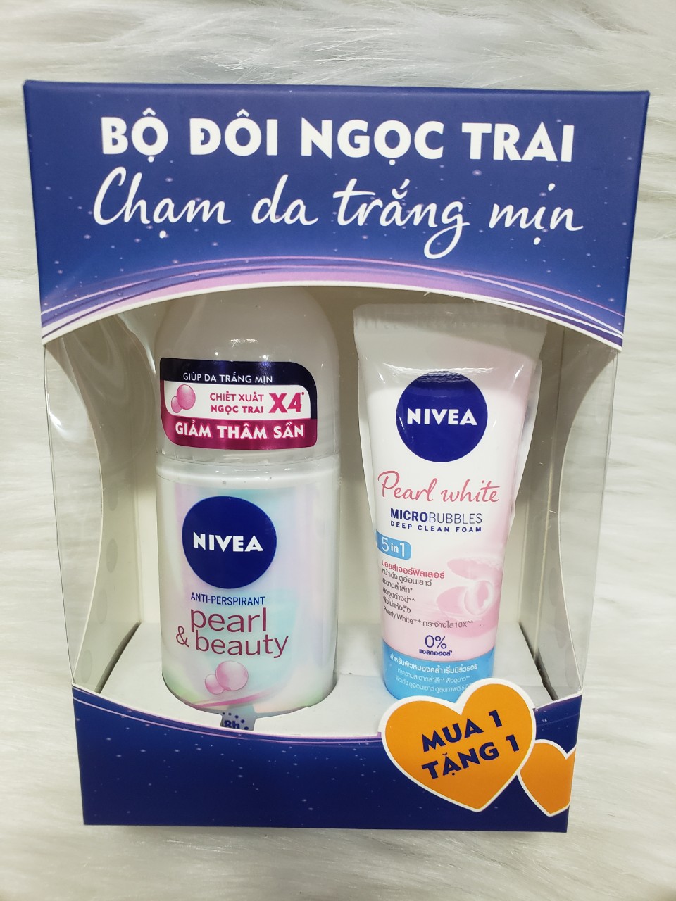 [Hcm]Lăn Ngăn Mùi Nivea Pear And Beauty (50Ml) Ngọc Trai