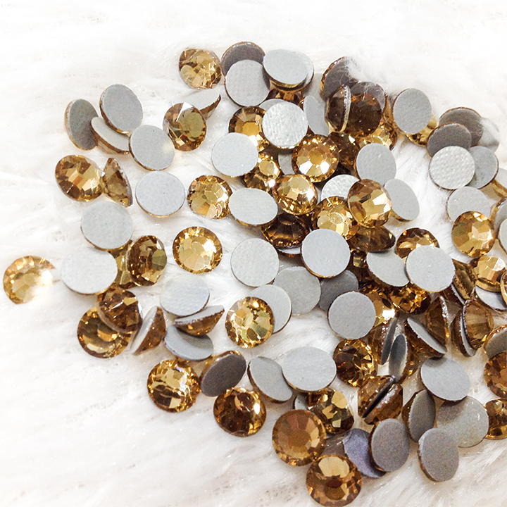 10 Hạt đá ủi áo size 7ly 7MM đá xoàn ủi nhiệt hong kong cao cấp đính kết trang phục quần áo thời tra