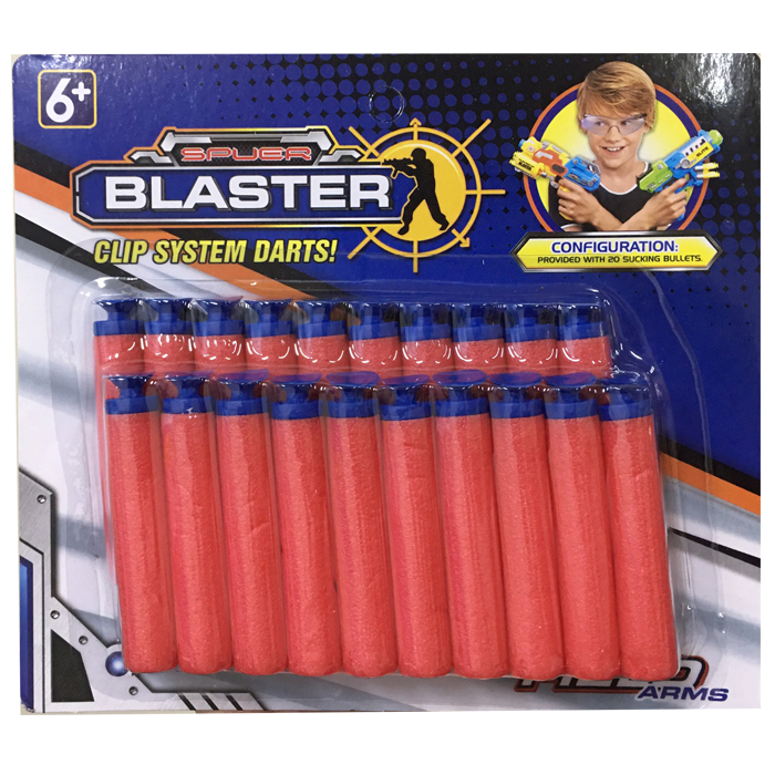 ĐỒ CHƠI DOUBLE BLASTER SÚNG BẮN ĐẠN XỐP MỀM KÉO CƠ NHỰA ABS DẠNG NERF AN TOÀN VẬN ĐỘNG NGOÀI TRỜI