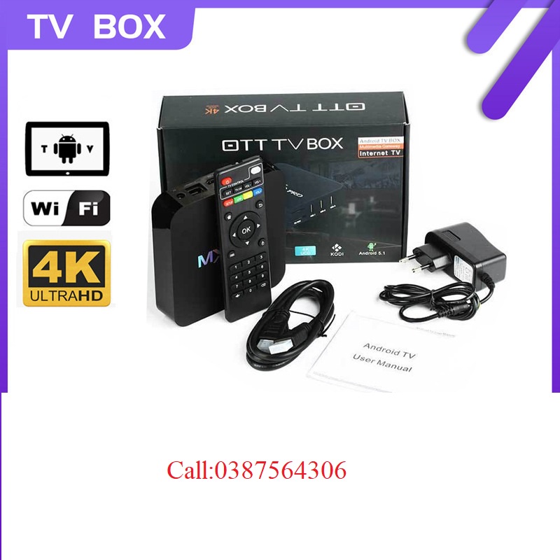 Android TV Box Mxq smart tv 5g 2023 mẫu mới nhất  smart tv box hd android có wifi tv box media player
