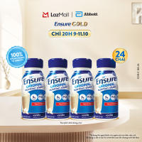 Thùng 24 Chai Sữa Nước Ensure Abbott Hương Vani 237ml