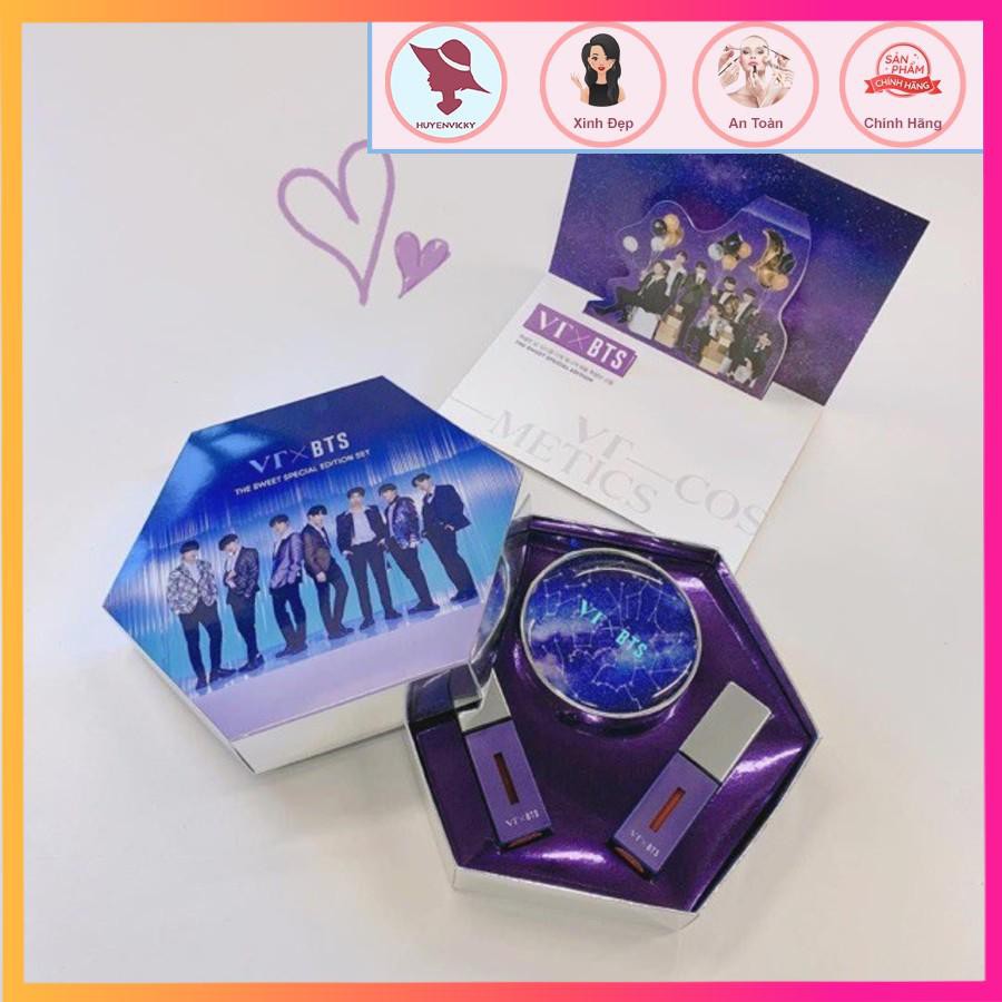 Vt X Bts Set Phấn Nước Trang Điểm Sweet Special Edition (Limited)