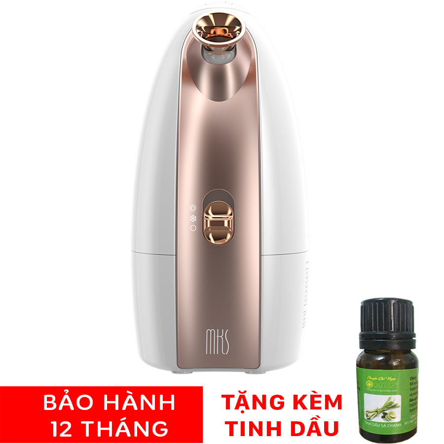 Máy Xông Mặt Nóng Lạnh Cao Cấp MKS-Có Ngăn Chứa Thảo Dược
