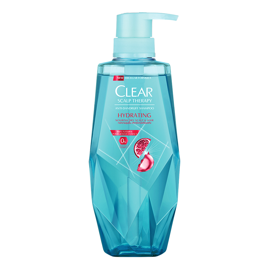 Dầu Gội Clear Nuôi Dưỡng Da Đầu Và Ngăn Gàu Công Thức Micellar 380Ml