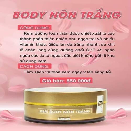 [Hcm]Kem Body Nõn N Collagen Tặng Chai Tinh Chất Kích Trắng Da