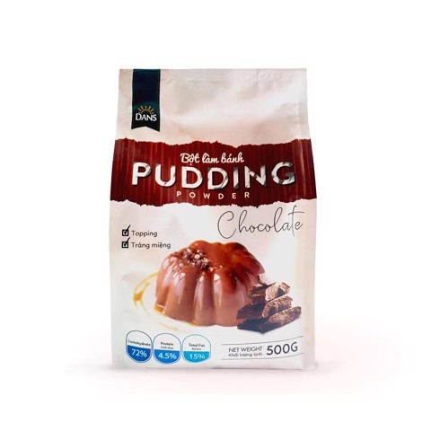 Bột pudding Dans gói 500g