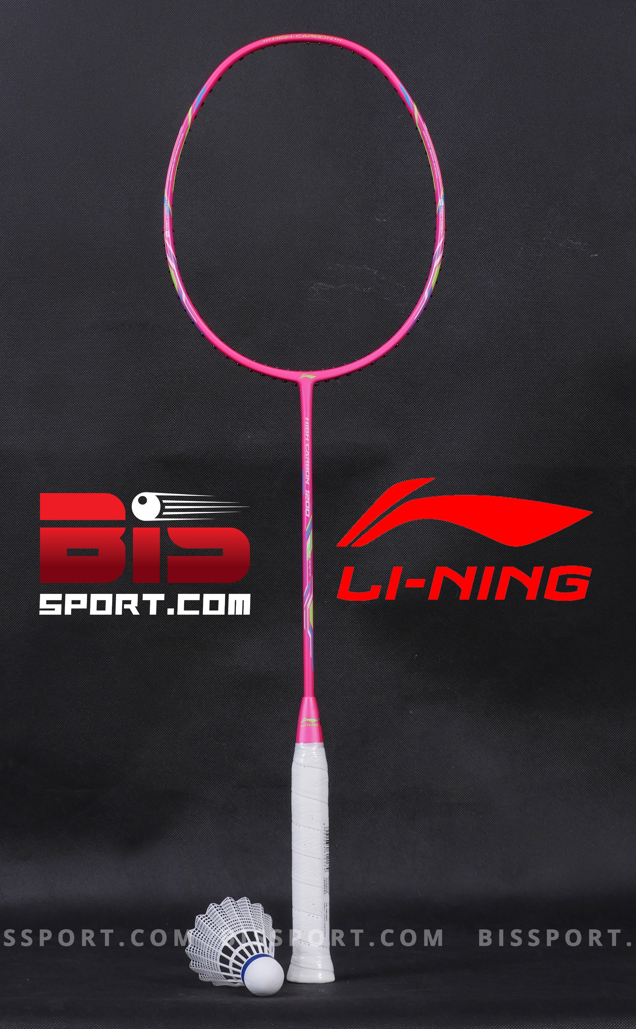 Vợt Cầu Lông Lining HC 1200 Chính Hãng - Vợt Cho Lối Đánh Công Thủ Toàn Diện - Hồng