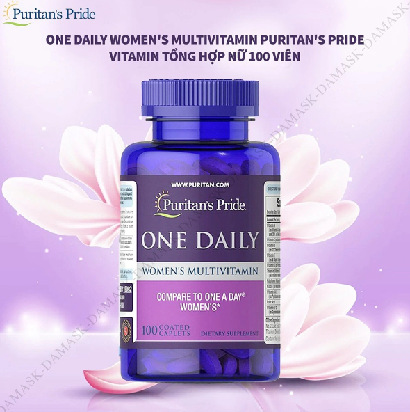 Vitamin tổng hợp cho Phụ Nữ Puritans Pride One Daily Womens Multivitamin (100 viên)