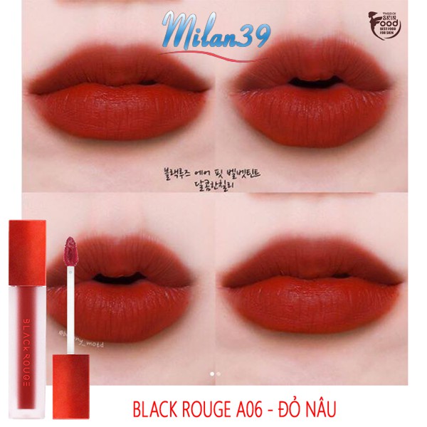 Son Blackrouge A06 - đỏ nâu gach