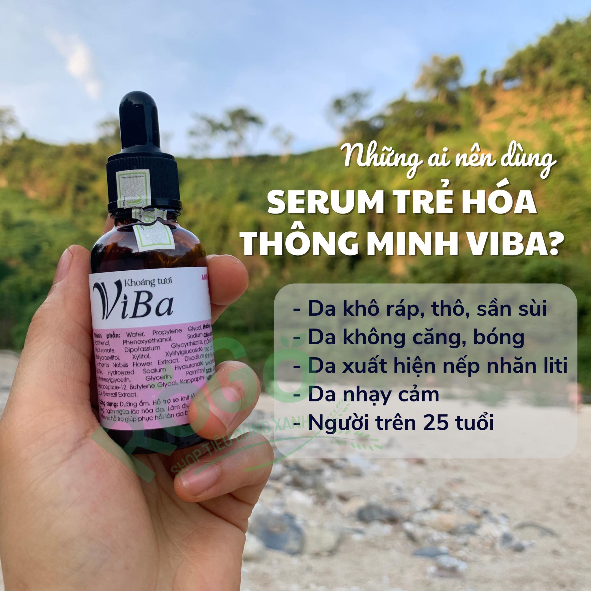 ( Chính Hãng) Serum Trẻ Hóa Thông Minh Khoáng Tươi Viba - Hexapeptide 12