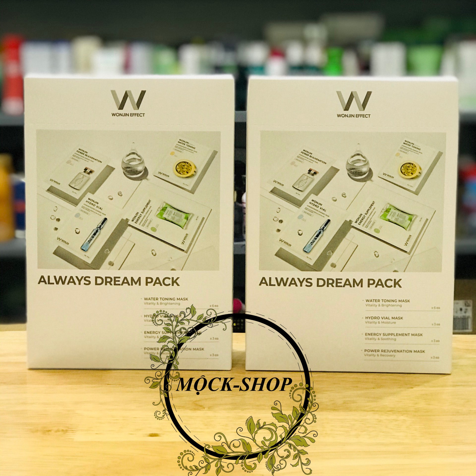 [MẪU MỚI] Mặt Nạ Wonjin mẫu mới mix 4 màu hộp 15 miếng-Mask Wonjin New