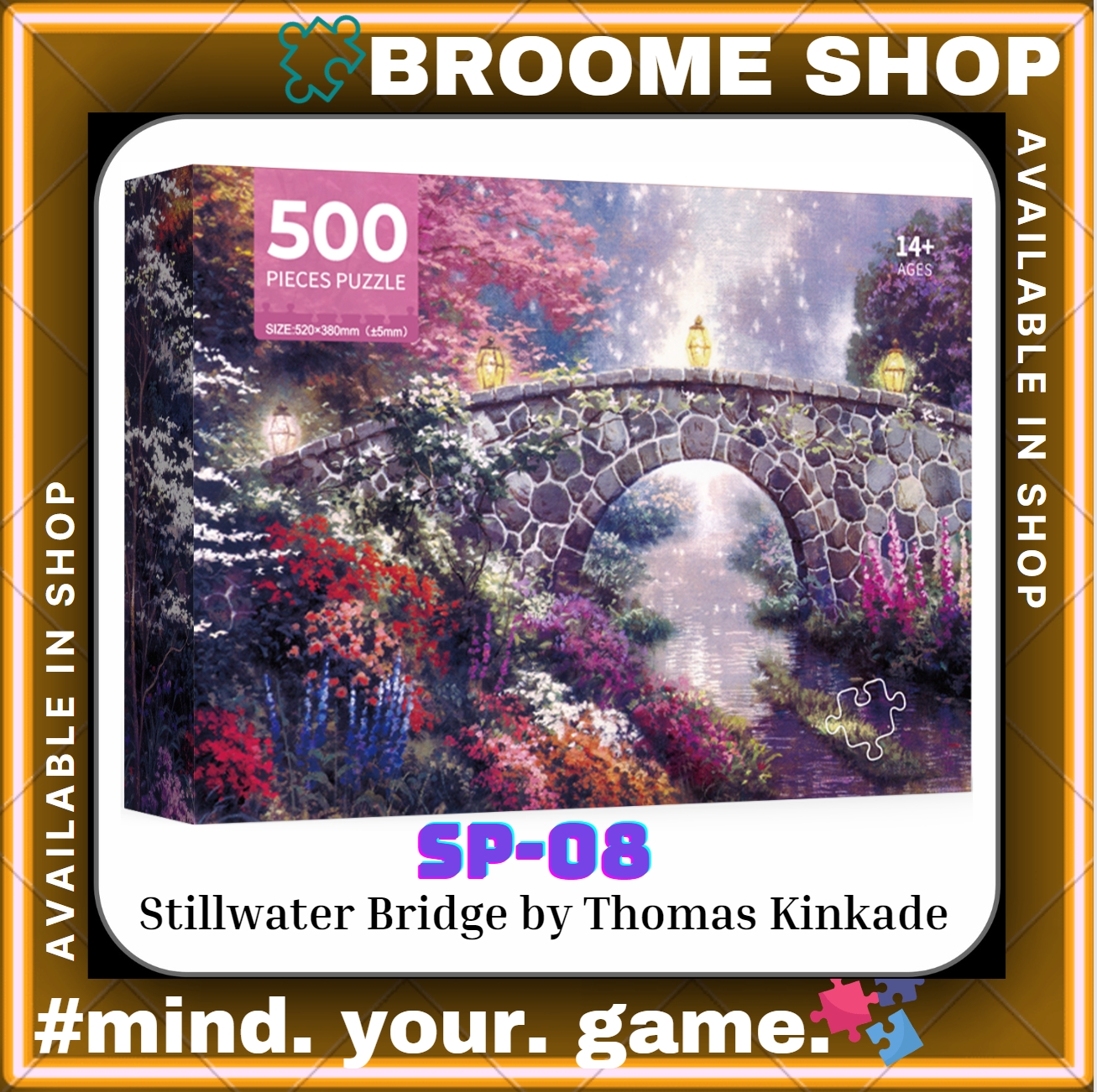 Bộ Tranh Ghép Hình 500 Pcs Jigsaw Puzzle Tranh Ghép 52x38cm Puzzle Cao Cấp Tranh Xếp Hình Phong Canh