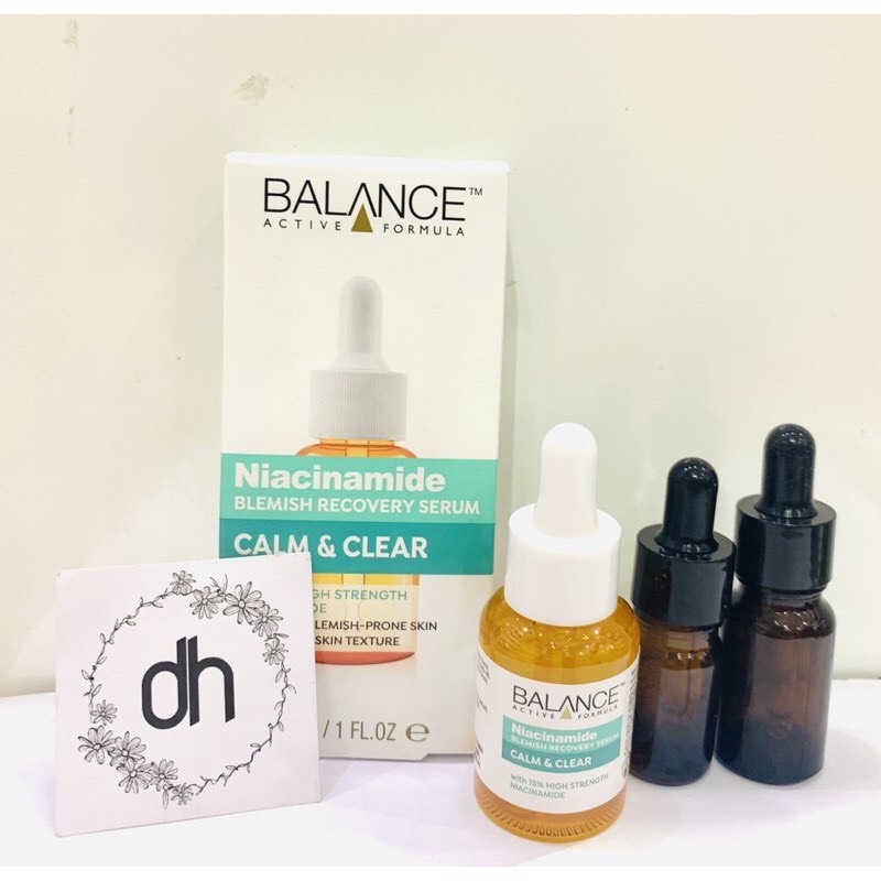 Serum Niacinamide Balance Giúp Sáng Da Mờ Thâm Ngừa Mụn Và Phục Hồi Làn Da