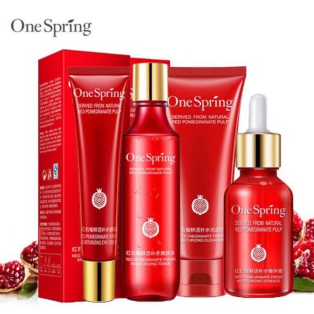 [Hcm]Bộ Dưỡng Da Cao Cấp One Spring 4 Món