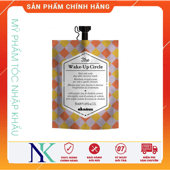 Mặt Nạ Davines Wake Up Circle Hoàn Hảo Cho Những Đi Dài 50Ml