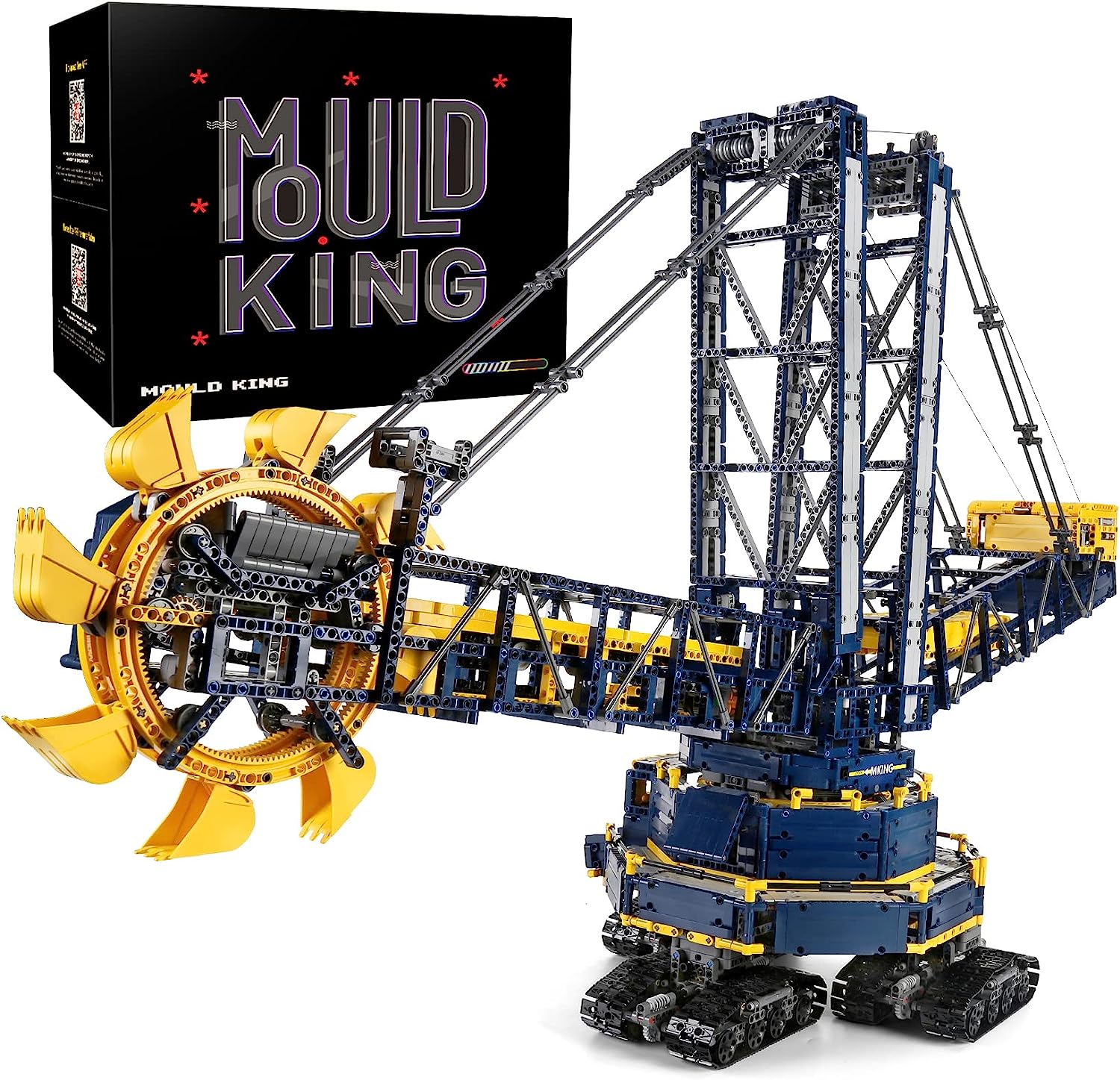 Mould King 17006 Bộ dụng cụ xây dựng máy xúc bánh xe xô Khối xây dựng MOC được thiết lập để xây dựng Đồ chơi quà tặng cho trẻ em tuổi 8+ / Những người đam mê bộ sưu tập dành cho người lớn Tương thích với LEGO