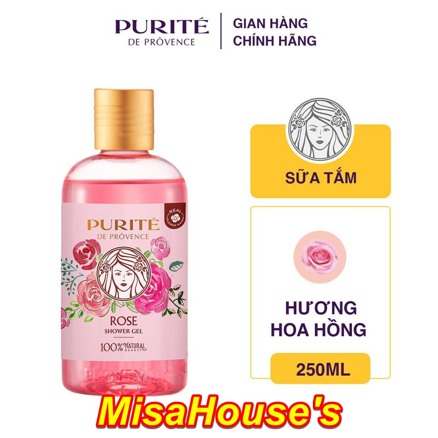 Sữa Tắm Sáng Mịn Hoa Anh Đào Purité 250Ml ( Tặng Kèm Quà Tặng Ngẫu Nhiên )