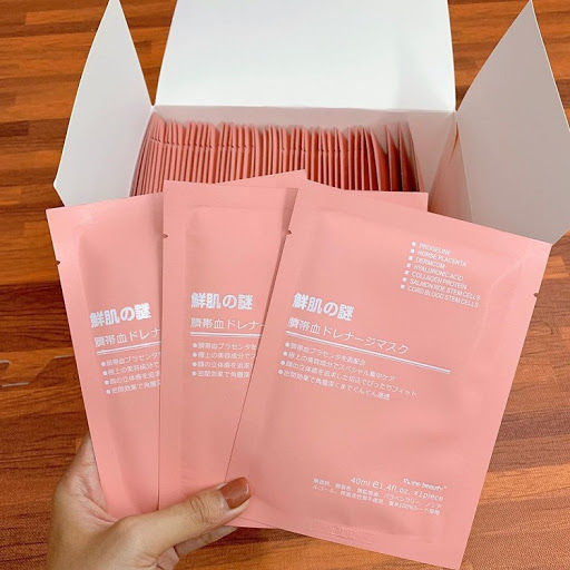 Combo 10 gói mặt nạ nhau thai cuống rốn Nhật Bản sản phẩm chất lượng đảm bảo an toàn sức khỏe người dung cam kết cung cấp mặt hàng đang được săn đón trên thị trường