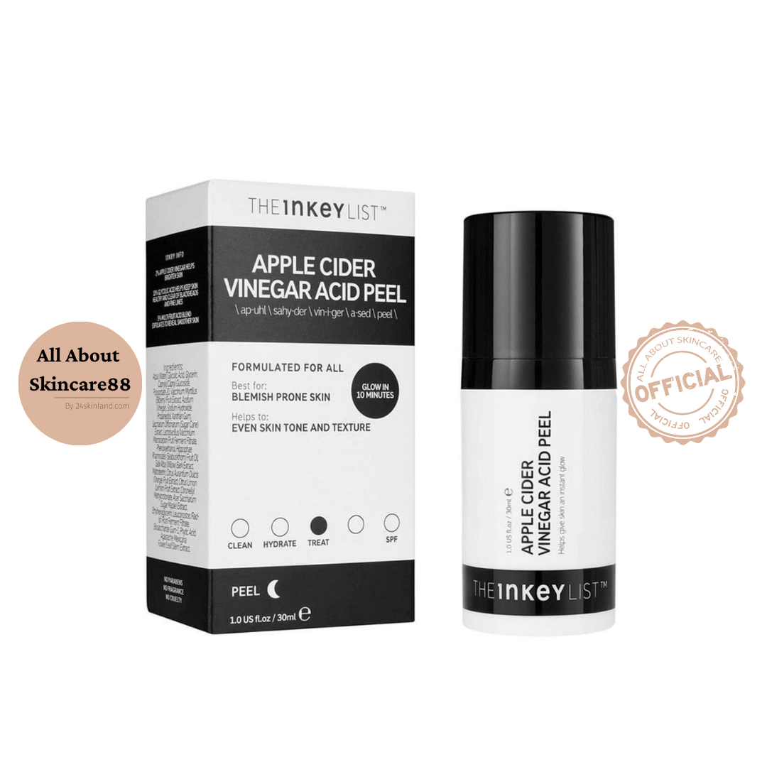 [Hcm]Tinh Chất Giấm Táo Peel Da Apple Cider Vinegar Acid Peel The Inkey List 30Ml