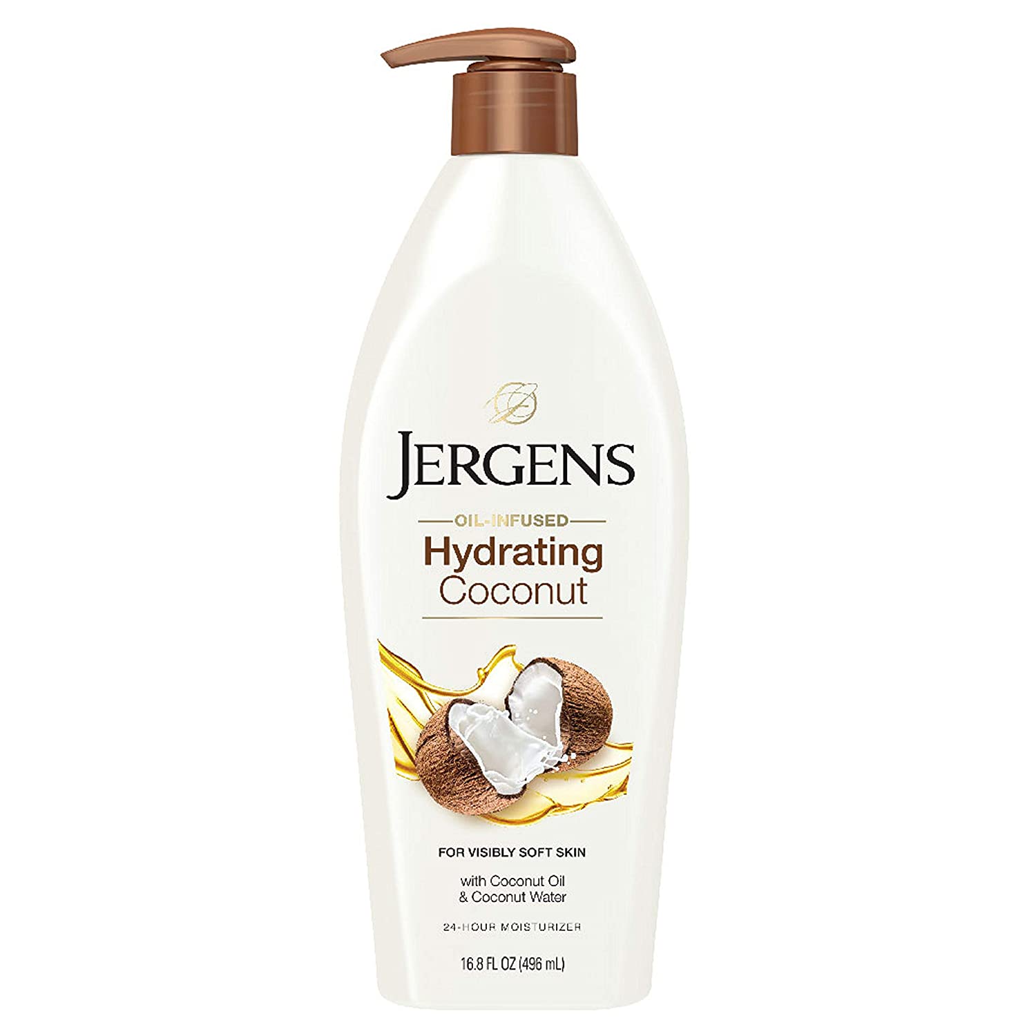 Dưỡng Thể Dành Cho Da Khô Jergens Hydrating Coconut Dry Skin Body Moisturizer 496Ml (Mỹ)