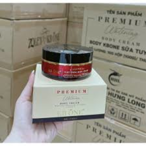 KEM DƯỠNG TRẮNG DA TOÀN THÂN SỮA TUYẾT PREMIUM WHITENING BODY CREAM KB ONE 100g (chính hãng 100%)
