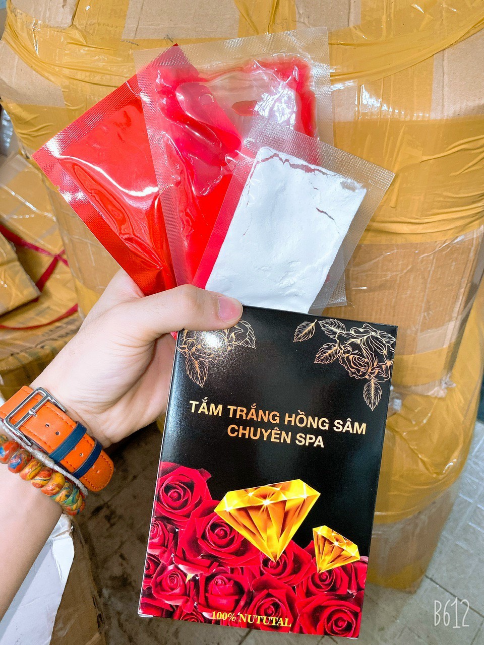Combo 10 Tắm trắng hồng sâm chuyên Spa MẪU MỚI