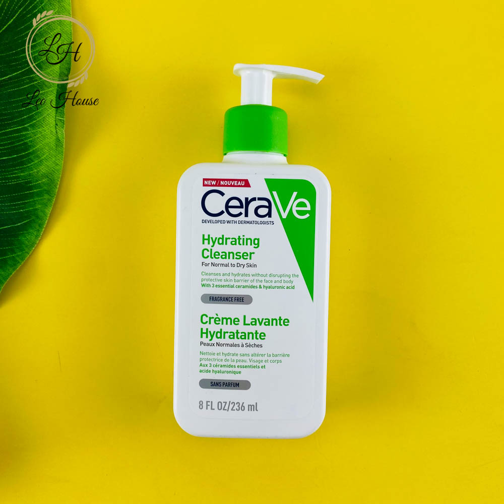 Sữa rửa mặt da khô Cerave Hydrating Cleanser For Normal to Dry Skin