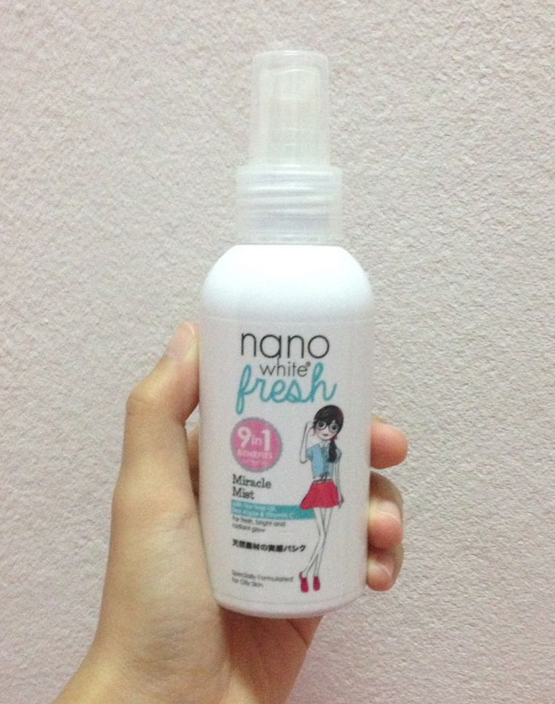 Xịt Dưỡng Da Và Ngừa Mụn 9 Trong 1 Nano White Fresh Fresh Miracle Mist 9 In 1 (125Ml) Hsd T08/2021