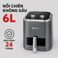 Nồi chiên không dầu 6L Mishio MK408 – Màu Xám Sang Trọng Bảo Hành 24 Tháng