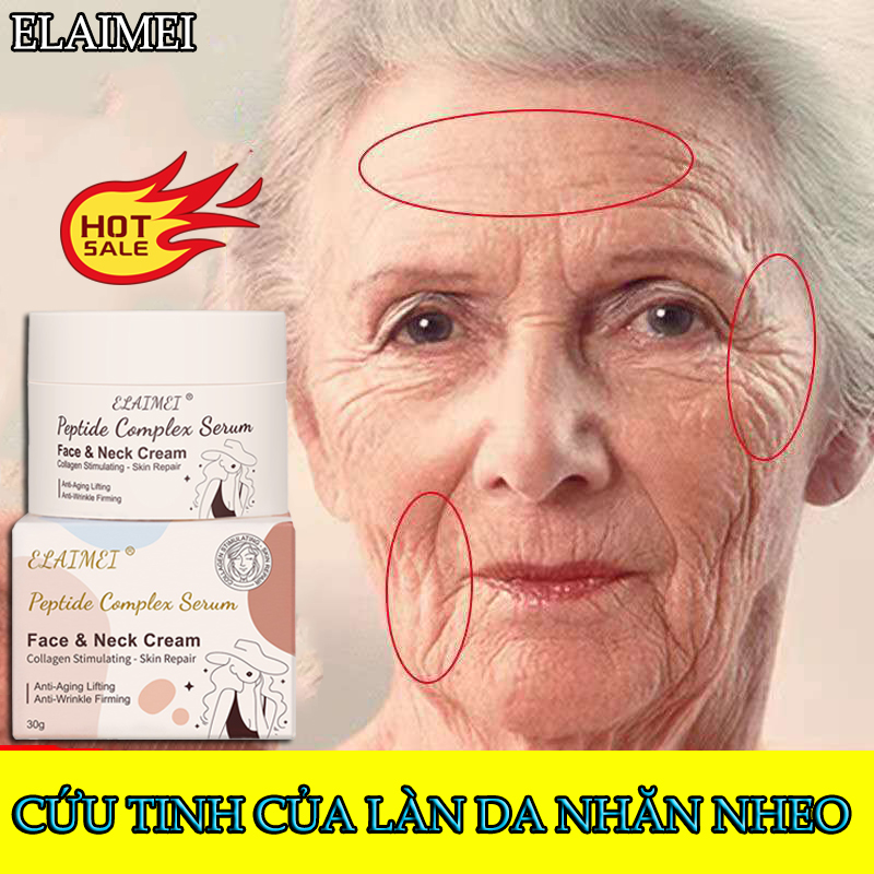 ❤Có Nếp Nhăn Khuyên Dùng❤Elaimei Kem Dưỡng Da 30G Khắc Phục Nếp Nhăn Cải Thiện Làn Da Thô Ráp Trẻ Hơn 10 Tuổi Ko Còn Là Giấc Mơ (Kem Chống Lão Hóa Kem Khóa Thanh Xuân Kem Dưỡng Da)